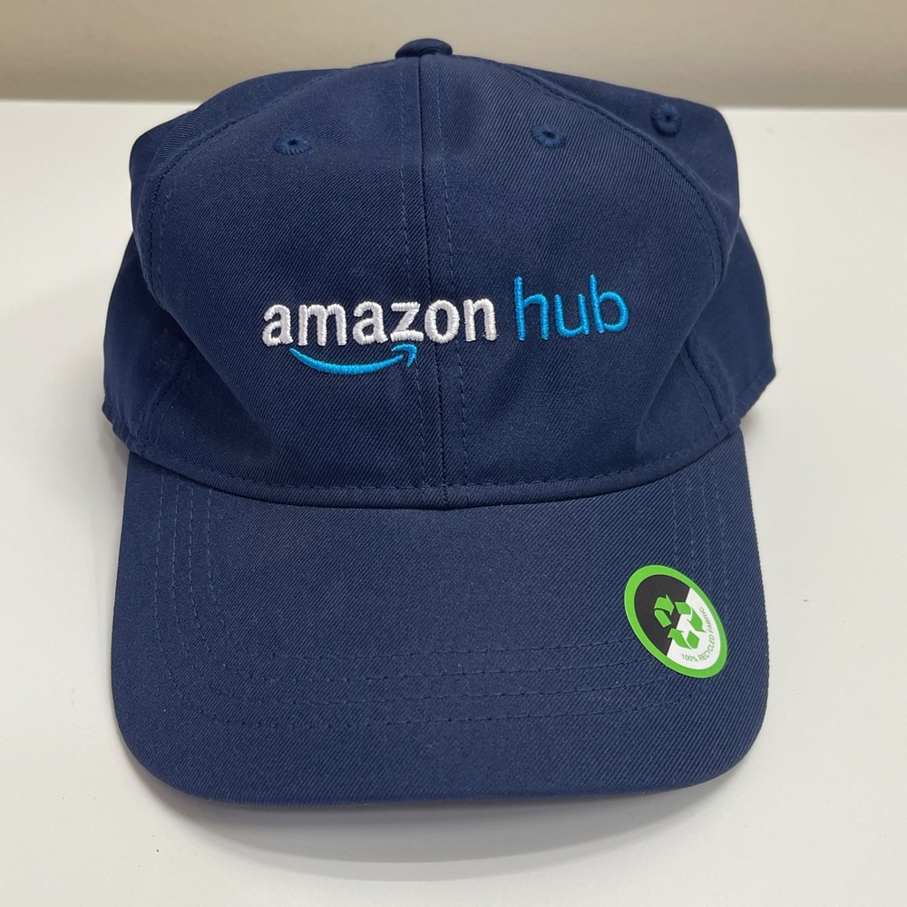 Port Authority Amazon Hub‎ Baseball Cap Hat Navy Blue Adjustable